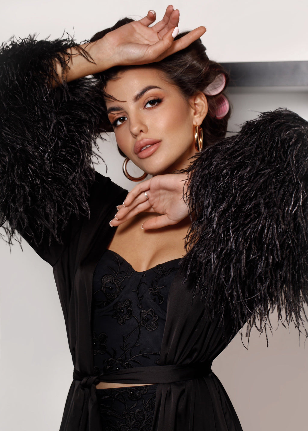 BEATRICE Feather Robe