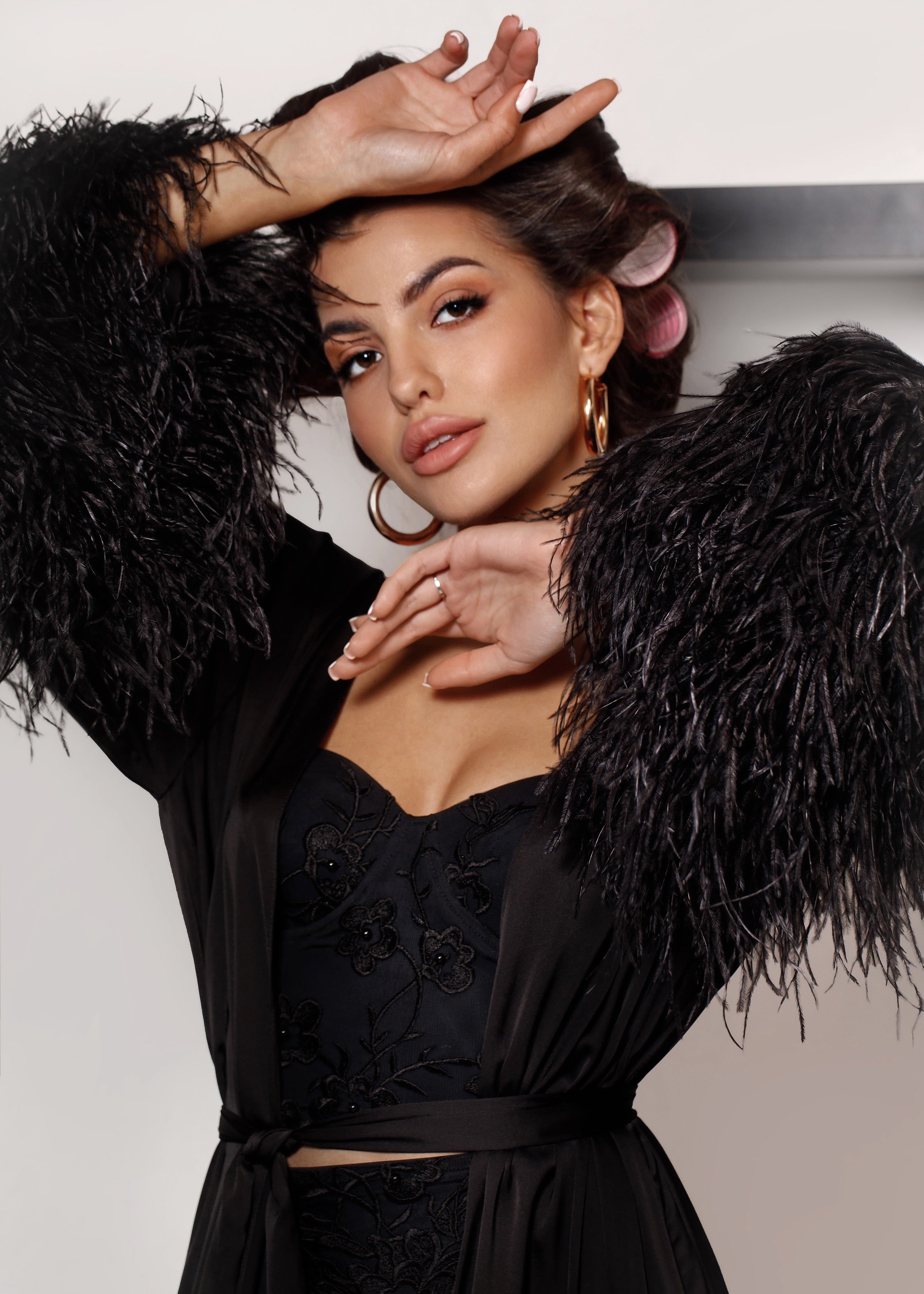 BEATRICE Feather Robe