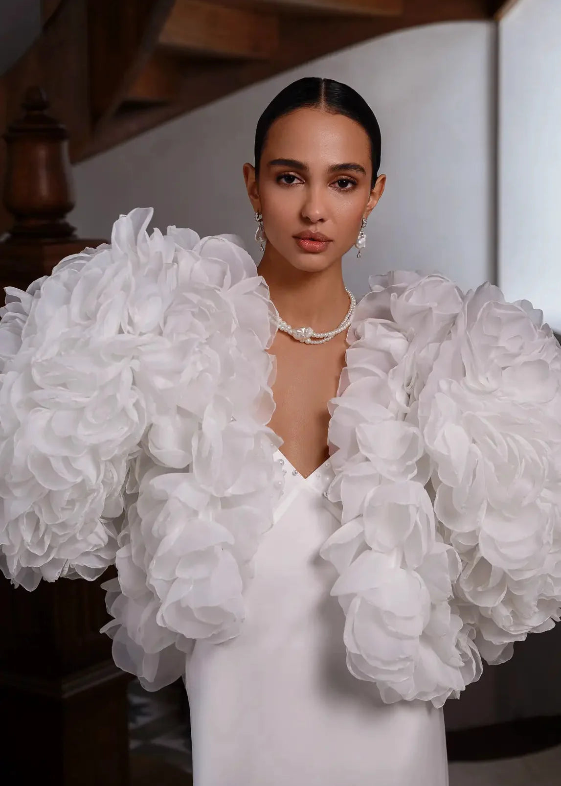 CROCUS jacket with 3D petals