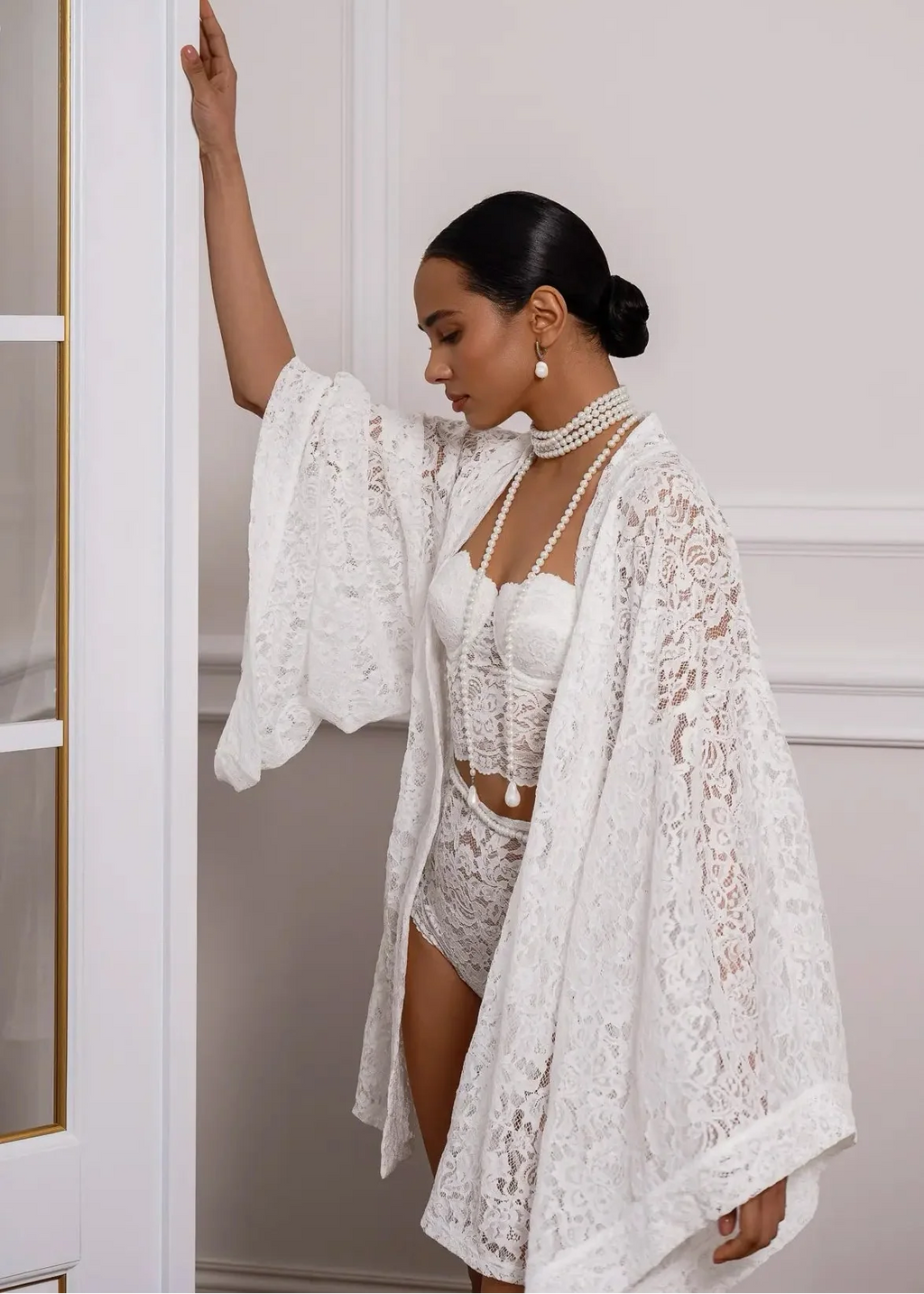FRISSON short kimono robe