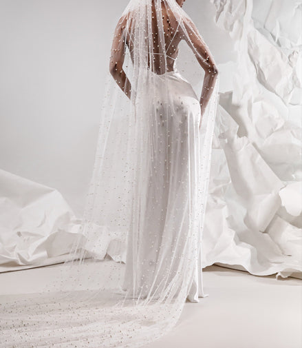 GIGI Pearl Bridal Veil