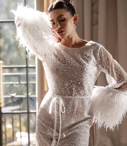 GRACE Cocktail Dress with Sequins