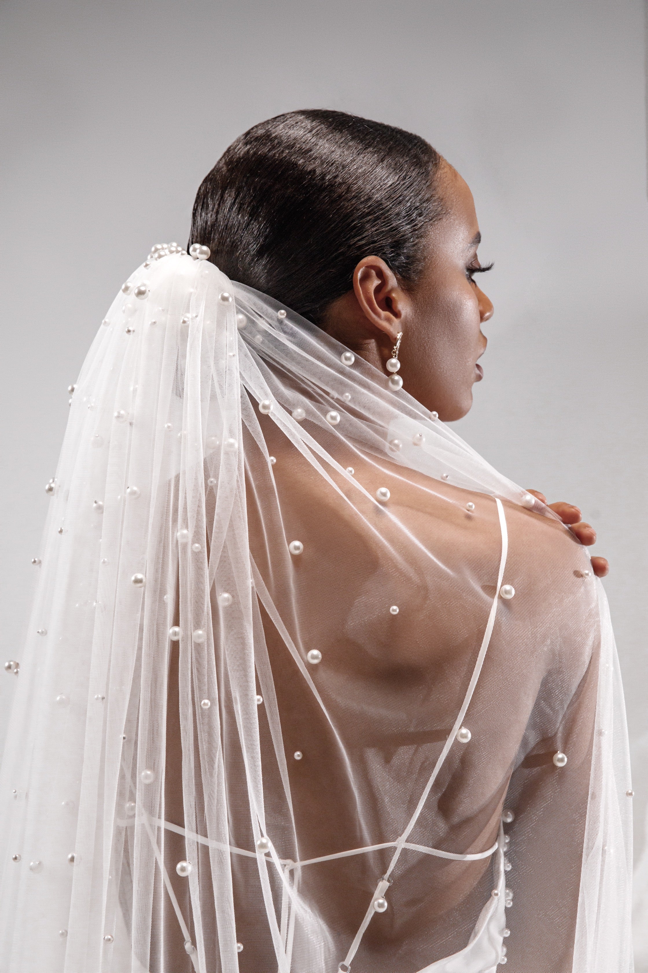 LOLA Pearl Bridal Veil