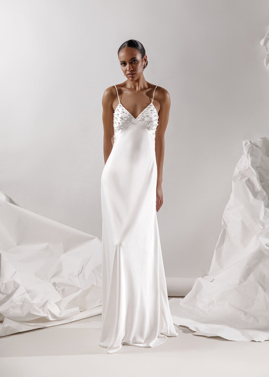 MARGO LONG Lingerie Style Slip Dress