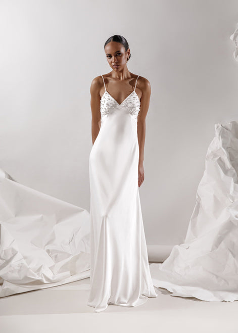 MARGO LONG Lingerie Style Slip Dress