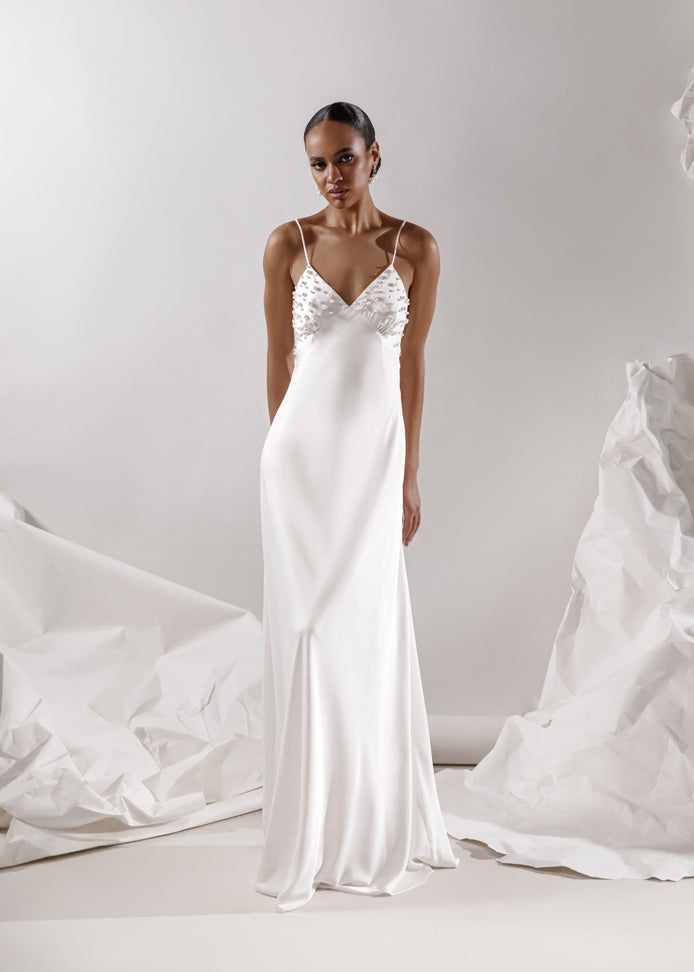 MARGO LONG Lingerie Style Slip Dress