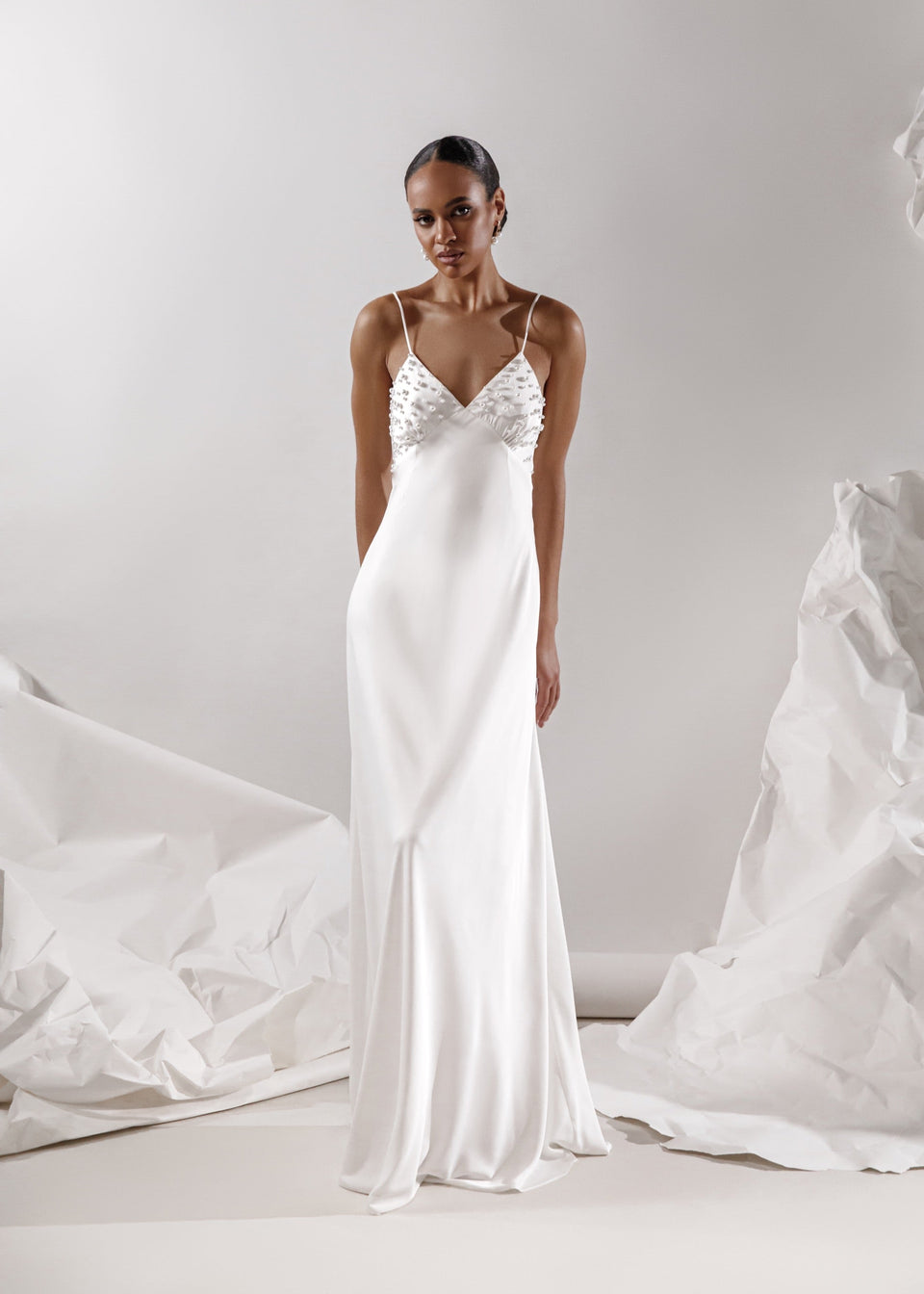 MARGO LONG Lingerie Style Slip Dress