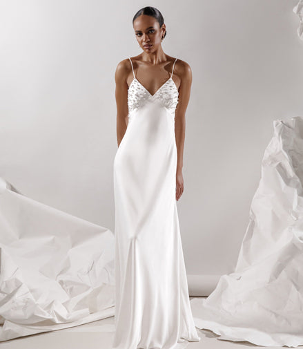 MARGO LONG Lingerie Style Slip Dress