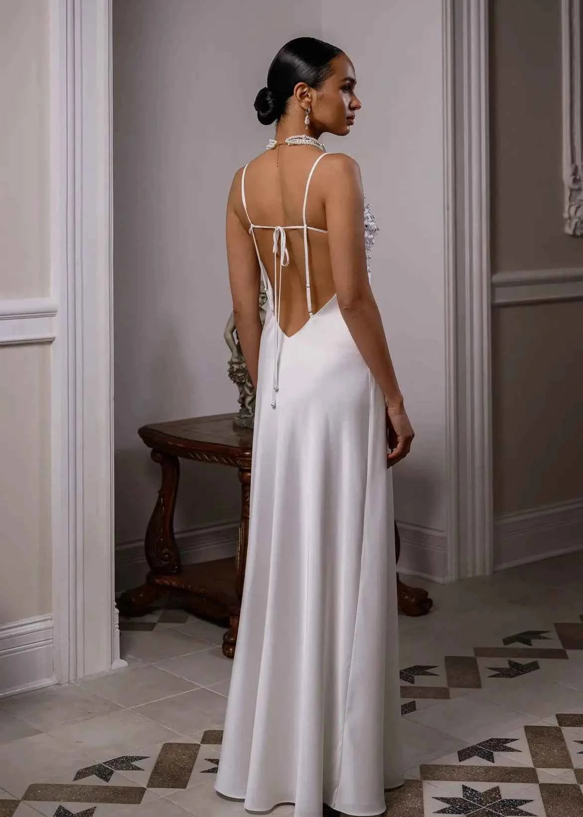 MARGO LONG slip dress