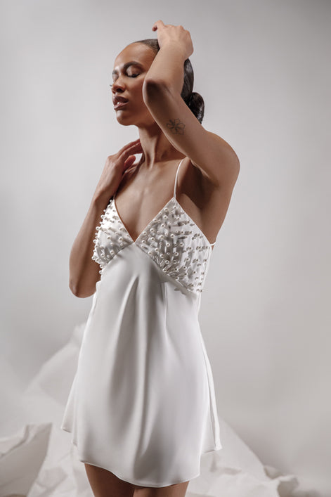 MARGO SHORT Lingerie Style Slip Dress