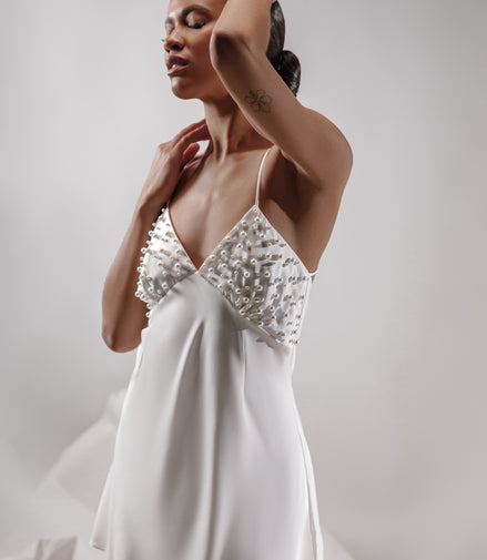 MARGO SHORT Lingerie Style Slip Dress