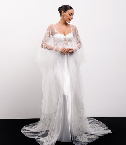 WINGS elegant robe with application